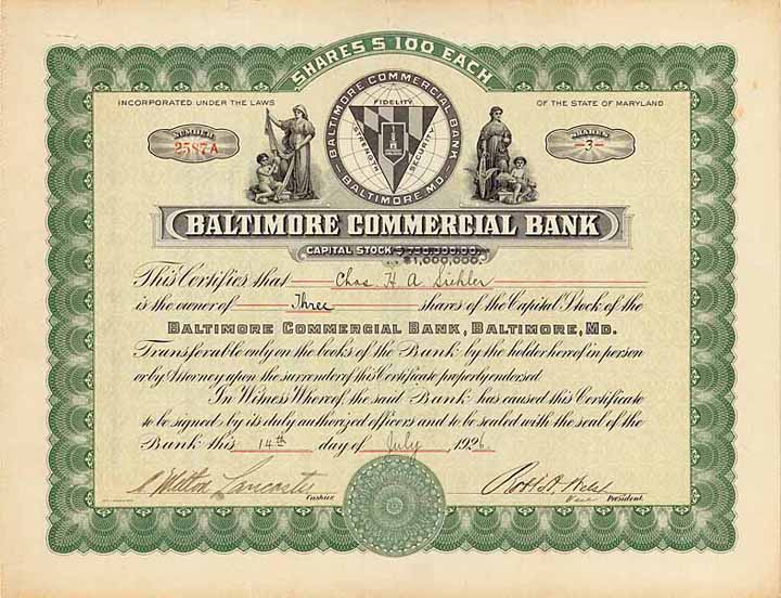 Baltimore Commercial Bank