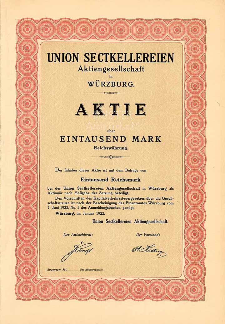 Union Sectkellereien AG