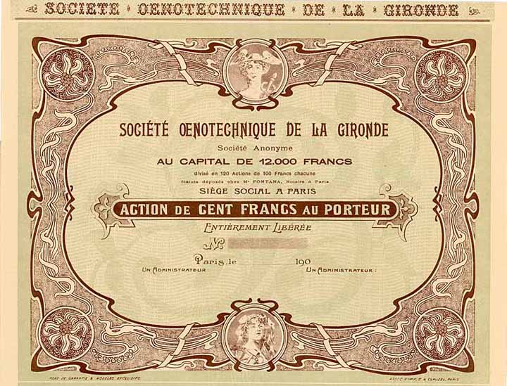 Soc. Oenotechnique de la Gironde