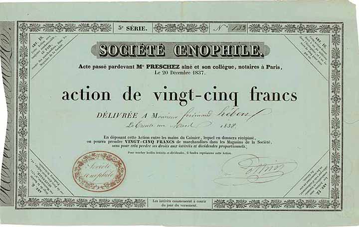 Societe Oenophile