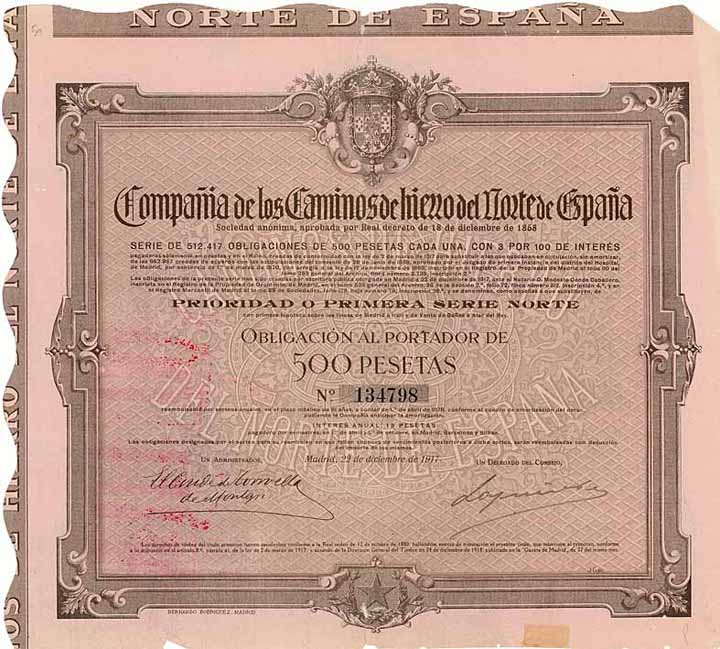 Cia. de los Caminos de Hierro del Norte de Espana S.A.