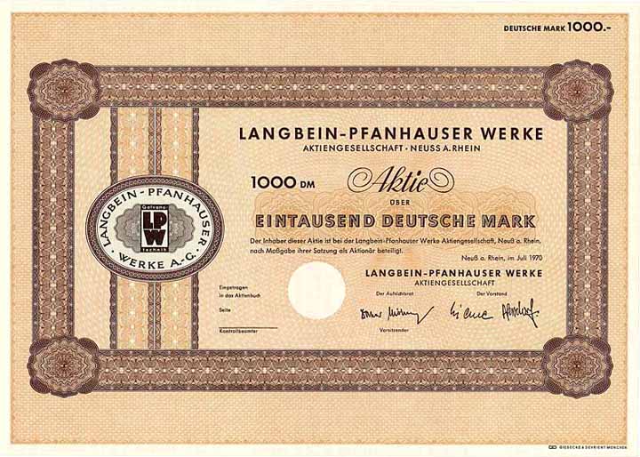 Langbein-Pfanhauser Werke AG