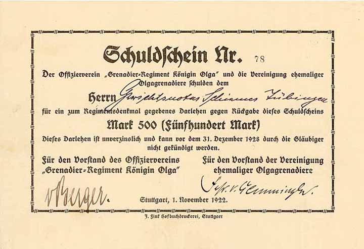 Offizierverein Grenadier-Regiment Königin Olga