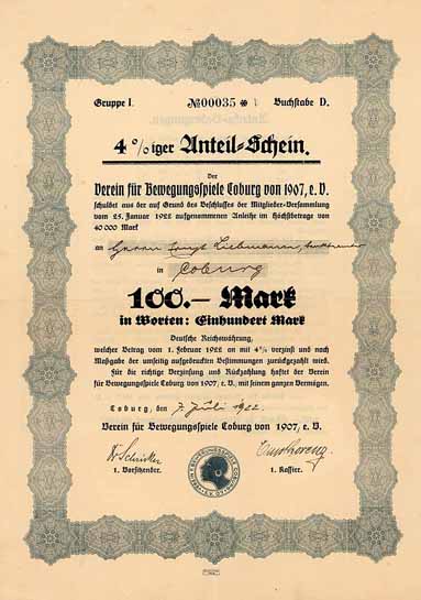 Verein für Bewegungsspiele Coburg von 1907, e.V.