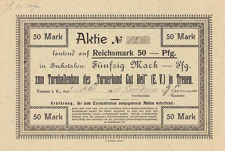 Turnerbund Gut Heil e.V. in Treuen