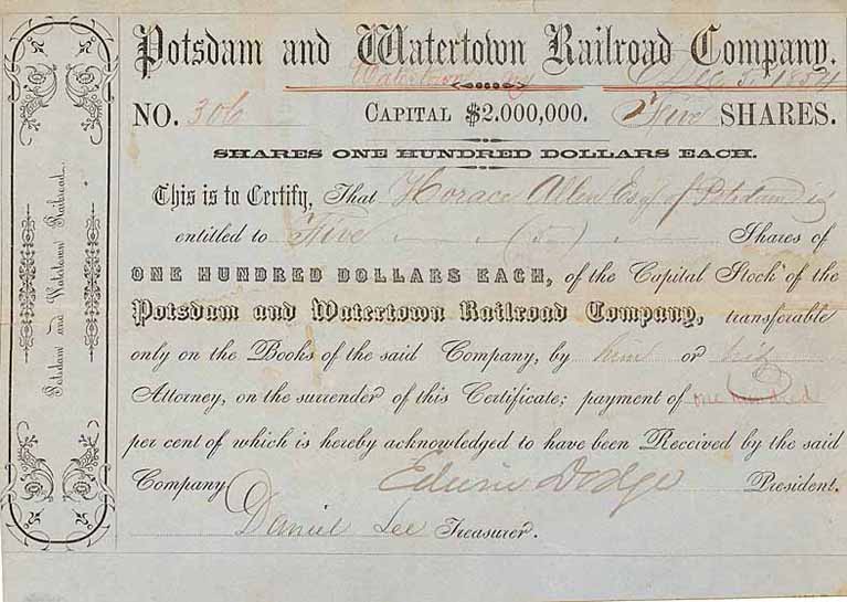 Potsdam & Watertown Railroad