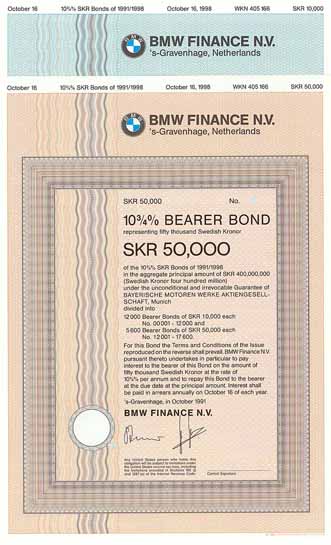 BMW Finance N.V. (2 Stücke)