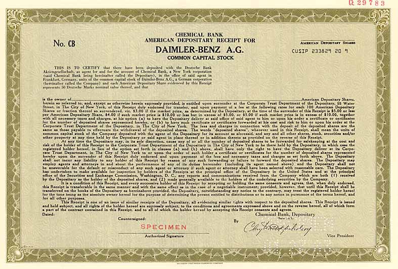 Daimler-Benz AG