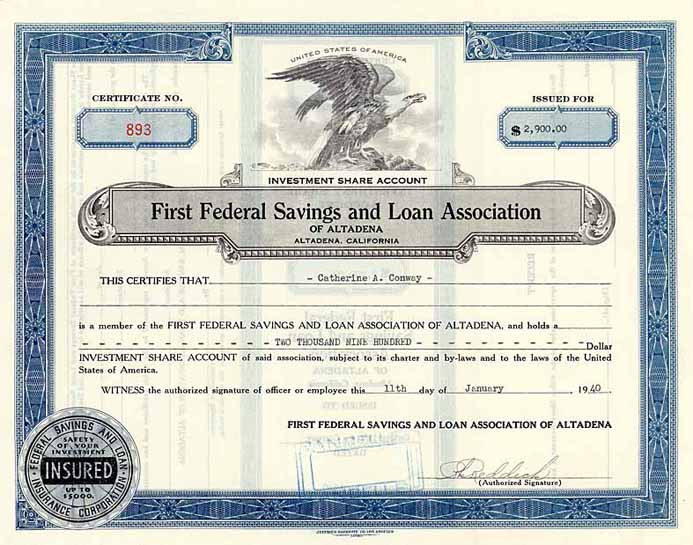 First Federal Savings & Loan Association
