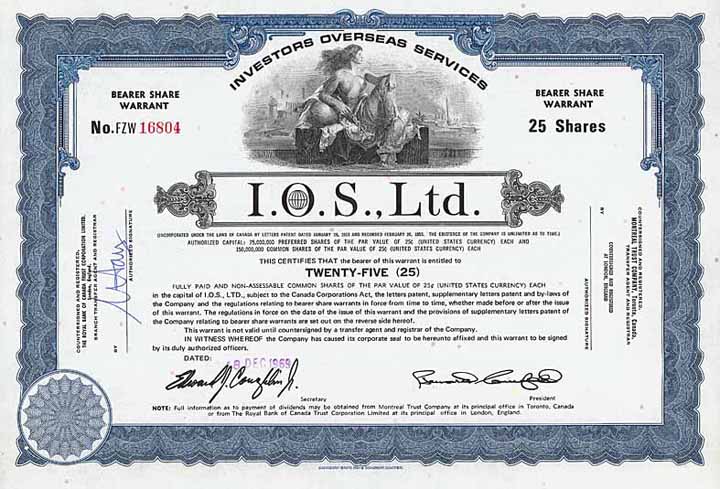 I.O.S. Ltd. (Investors Overseas Services)