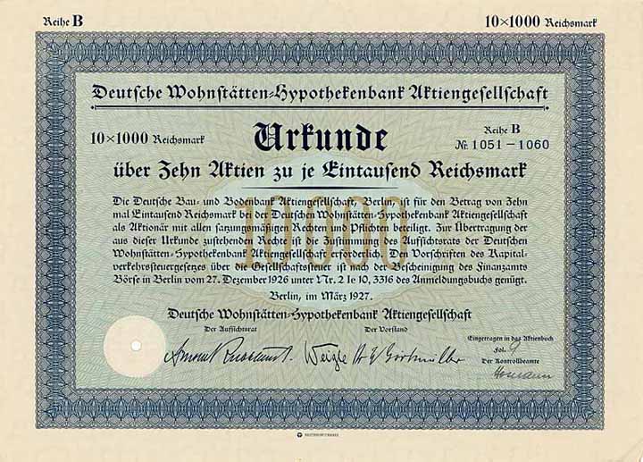 Deutsche Wohnstätten-Hypothekenbank AG