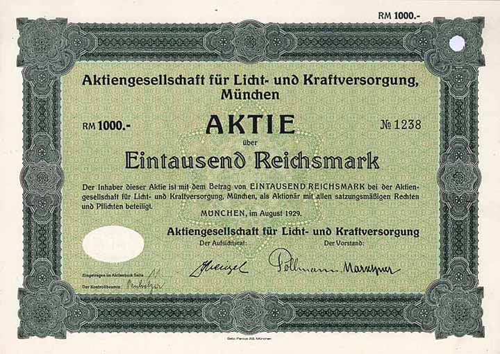 AG für Licht- und Kraftversorgung