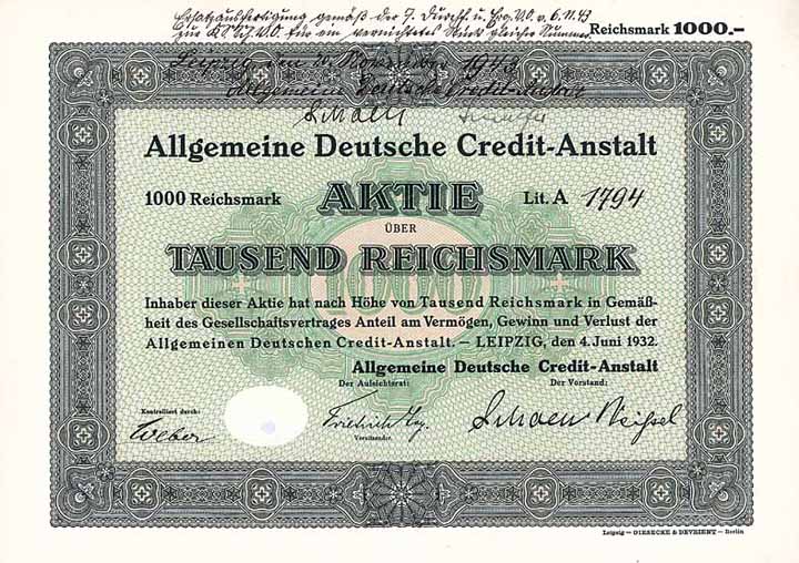 Allgemeine Deutsche Credit-Anstalt