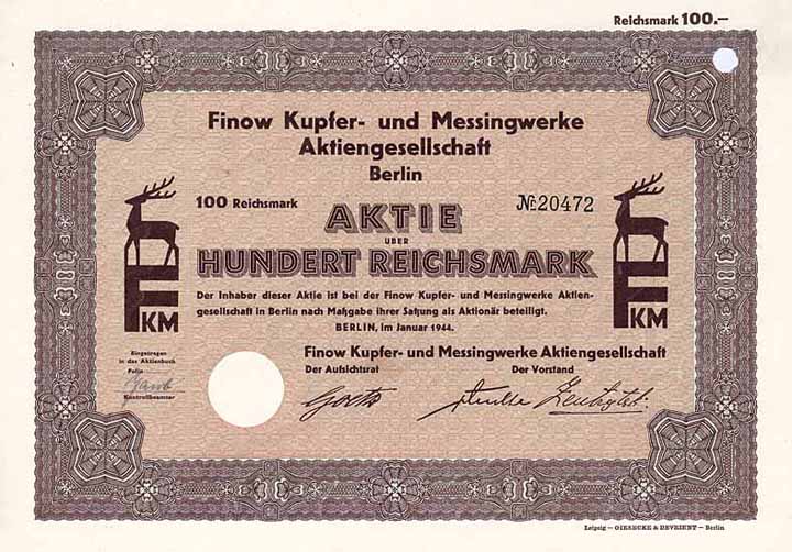 Finow Kupfer- und Messingwerke AG