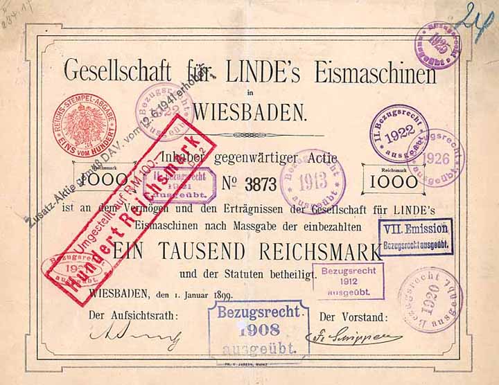 Gesellschaft für Linde's Eismaschinen AG