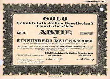GOLO Schuhfabrik AG