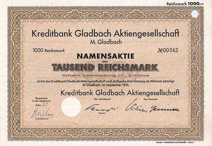 Kreditbank Gladbach AG