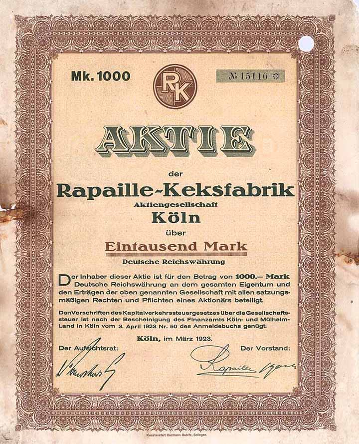 Rapaille-Keksfabrik AG