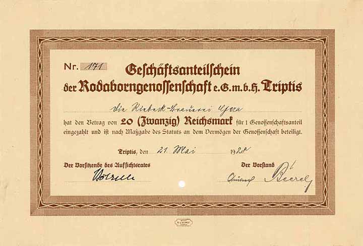 Rodaborngenossenschaft eGmbH