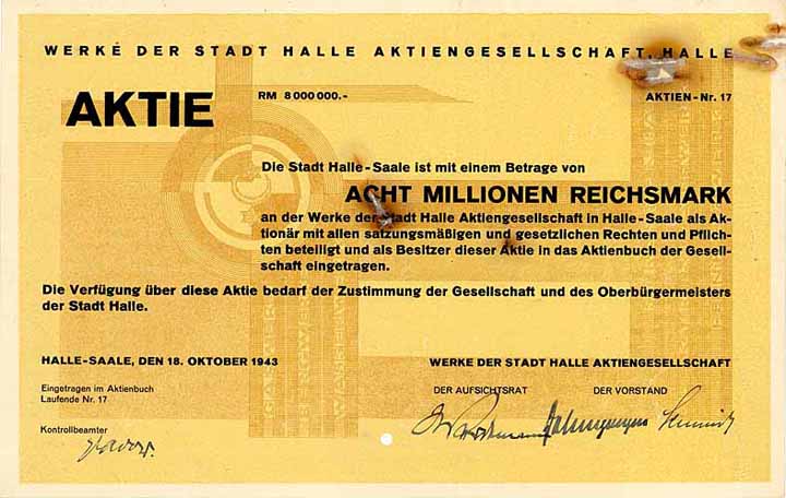 Werke der Stadt Halle AG