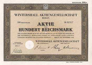 Wintershall AG (Ersatzausfertigung 1943)