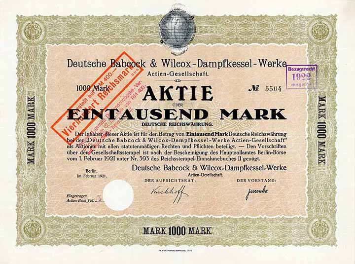 Deutsche Babcock & Wilcox-Dampfkessel-Werke AG