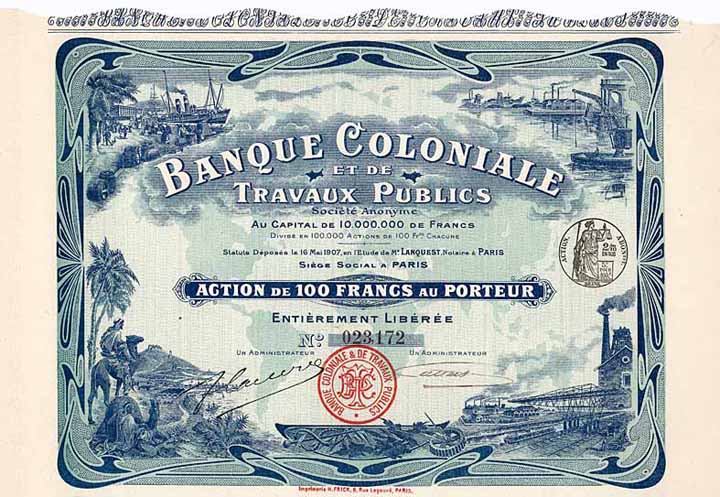 Banque Coloniale et de Travaux Publics S.A.