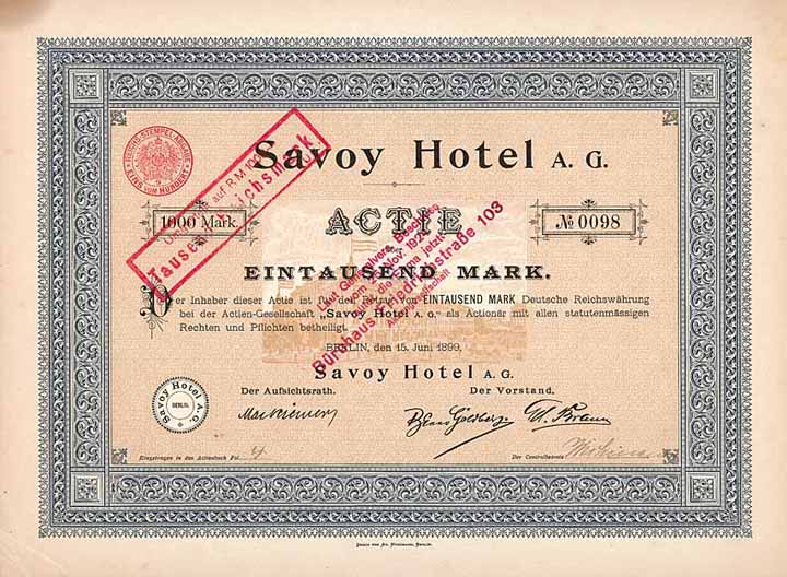 Savoy Hotel AG