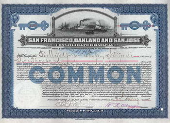 San Francisco, Oakland & San Jose Consolidated Railway