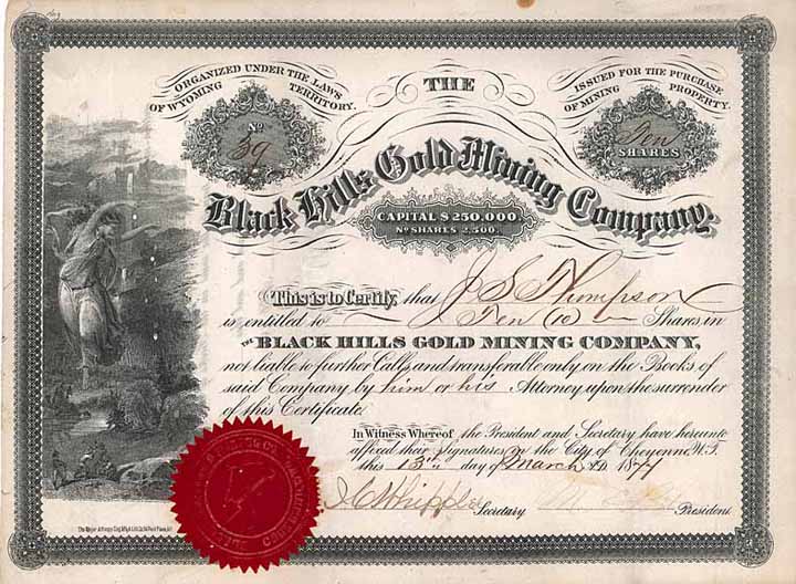 Black Hills Gold Mining Co.