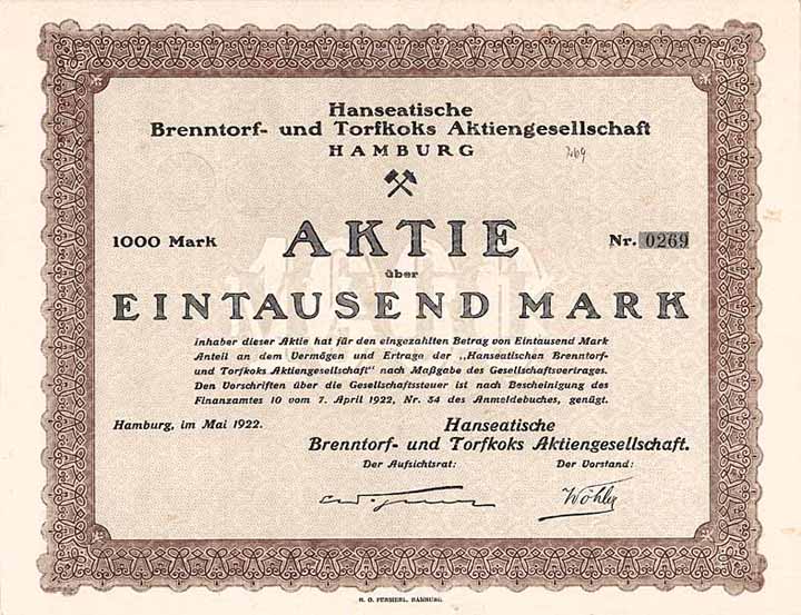 Hanseatische Brenntorf- und Torfkoks AG