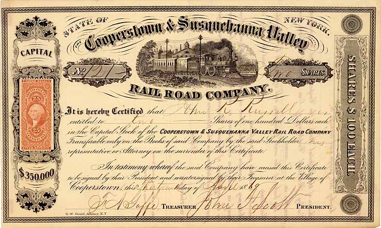 Cooperstown & Susquehanna Valley Railroad