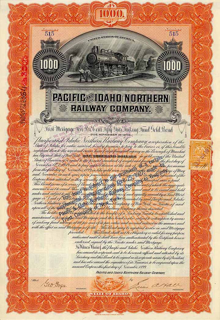 Pacific & Idaho Northern Railway