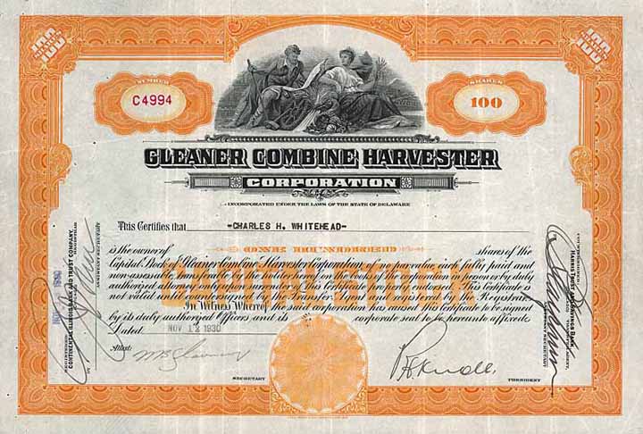 Gleaner Combine Harvester