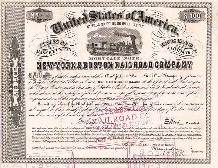 New York & Boston Railroad