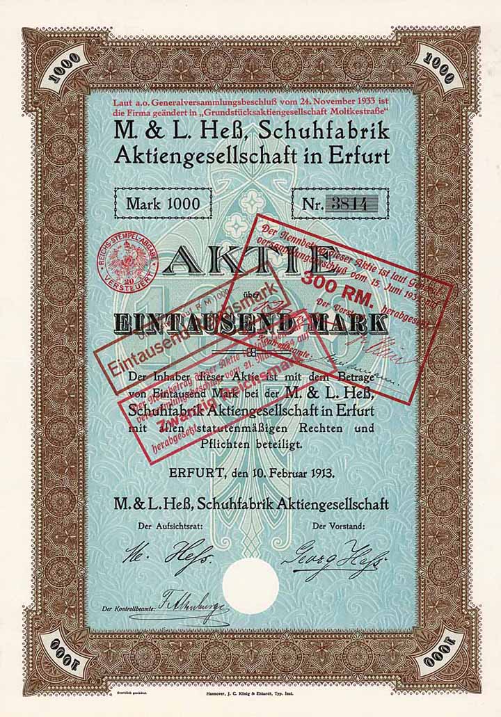 M. & L. Heß Schuhfabrik AG