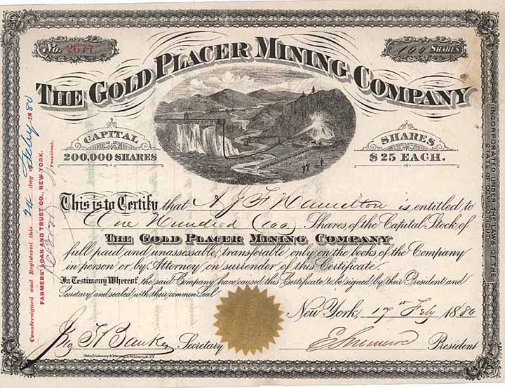 Gold Placer Mining Co.