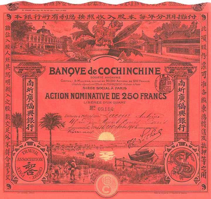 Banque de Cochinchine S.A.