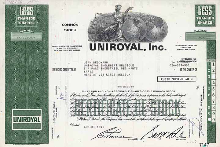 Uniroyal, Inc.