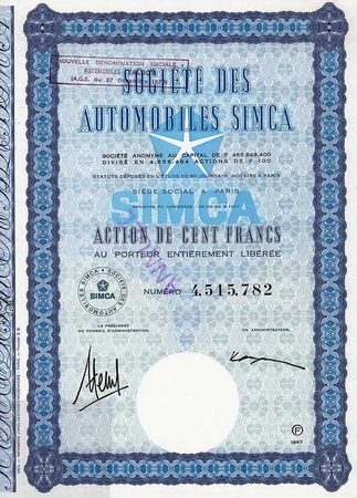 Société des Automobiles SIMCA S.A.