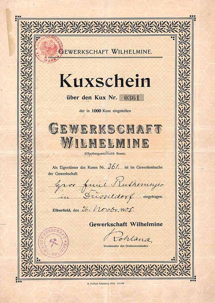 Gewerkschaft Wilhelmine