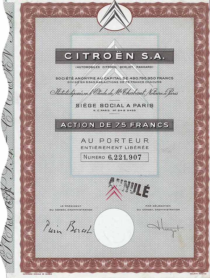 Citroën S.A.
