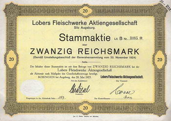 Lobers Fleischwerke AG