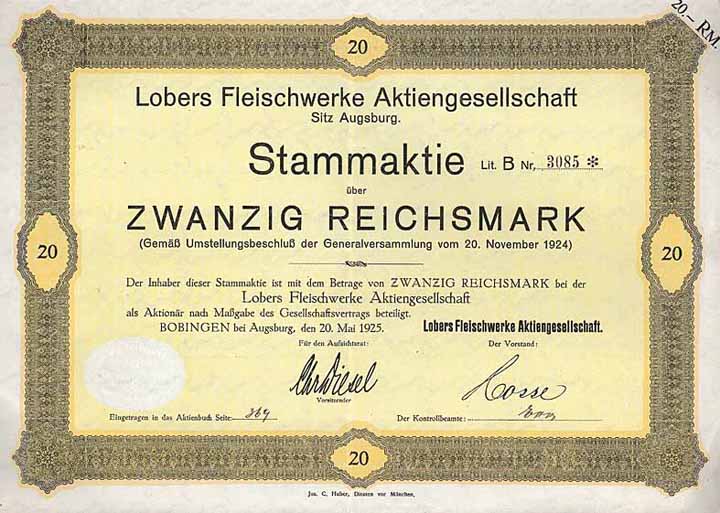 Lobers Fleischwerke AG