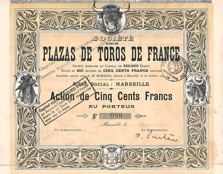 Société des Plazas de Toros de France S.A.