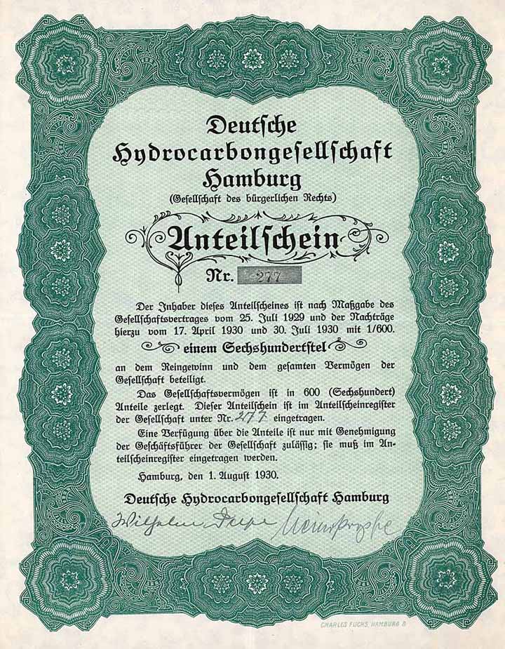 Deutsche Hydrocarbongesellschaft
