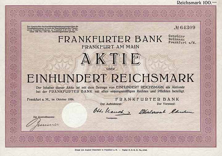 Frankfurter Bank