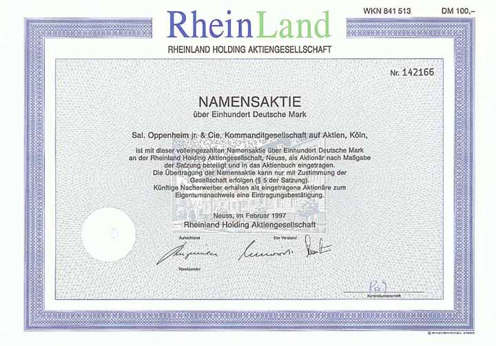 Rheinland Holding AG