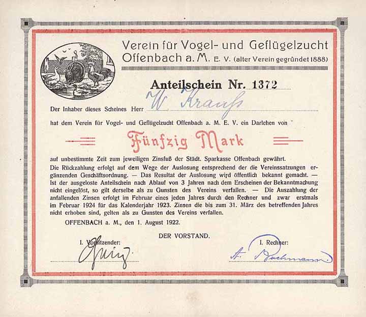 Verein für Vogel- und Geflügelzucht Offenbach a.M. e.V.