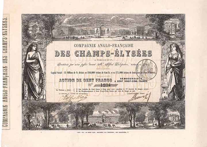 Cie. Anglo-Francaise des Champs-Élysées A. Verdier & Cie.